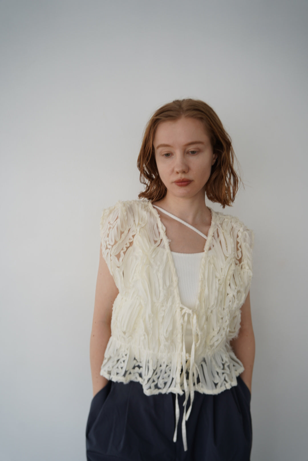 Embroidery code tops