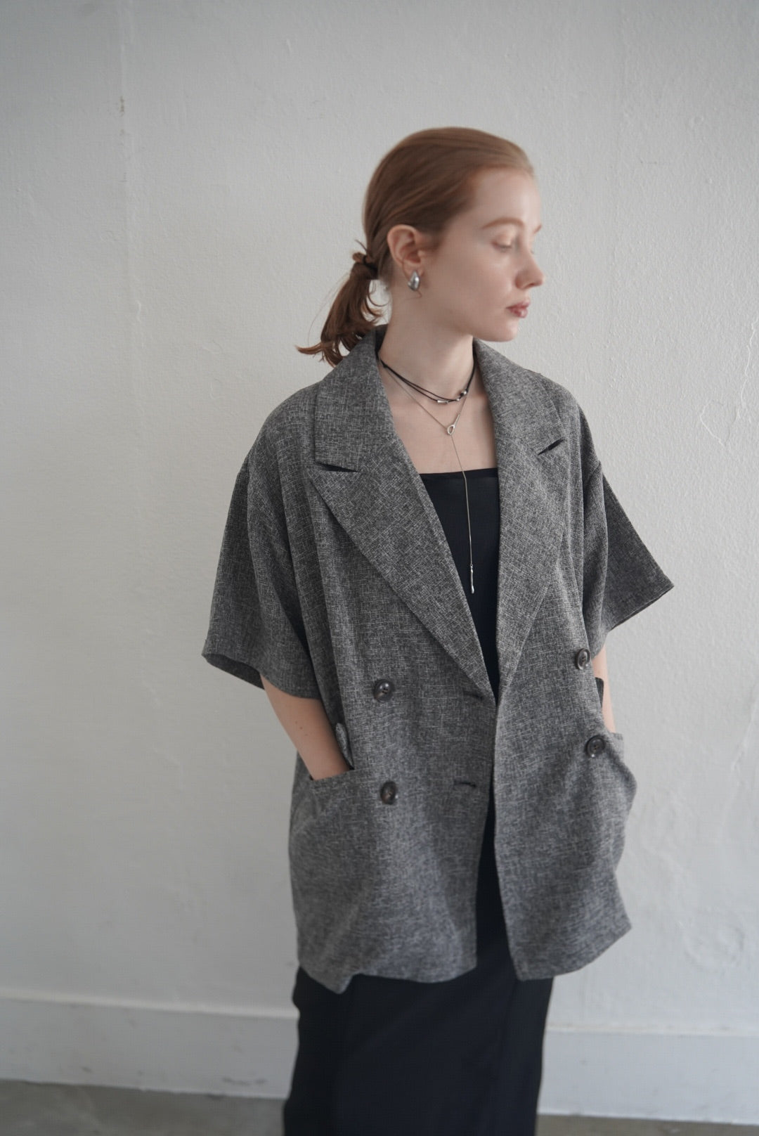 Summer tweed half sleeve JK
