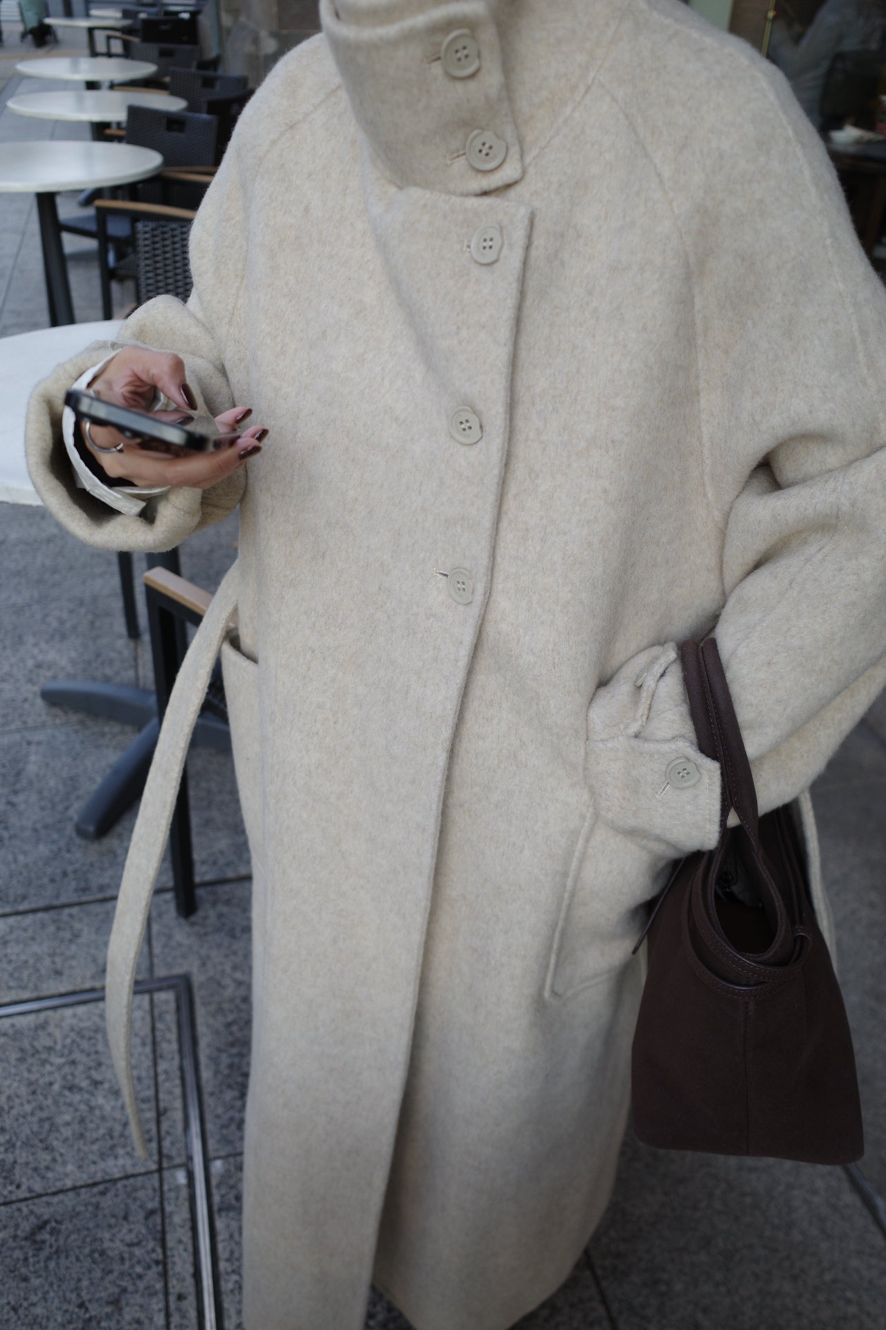 【1月下旬発送】Mel wool long coat