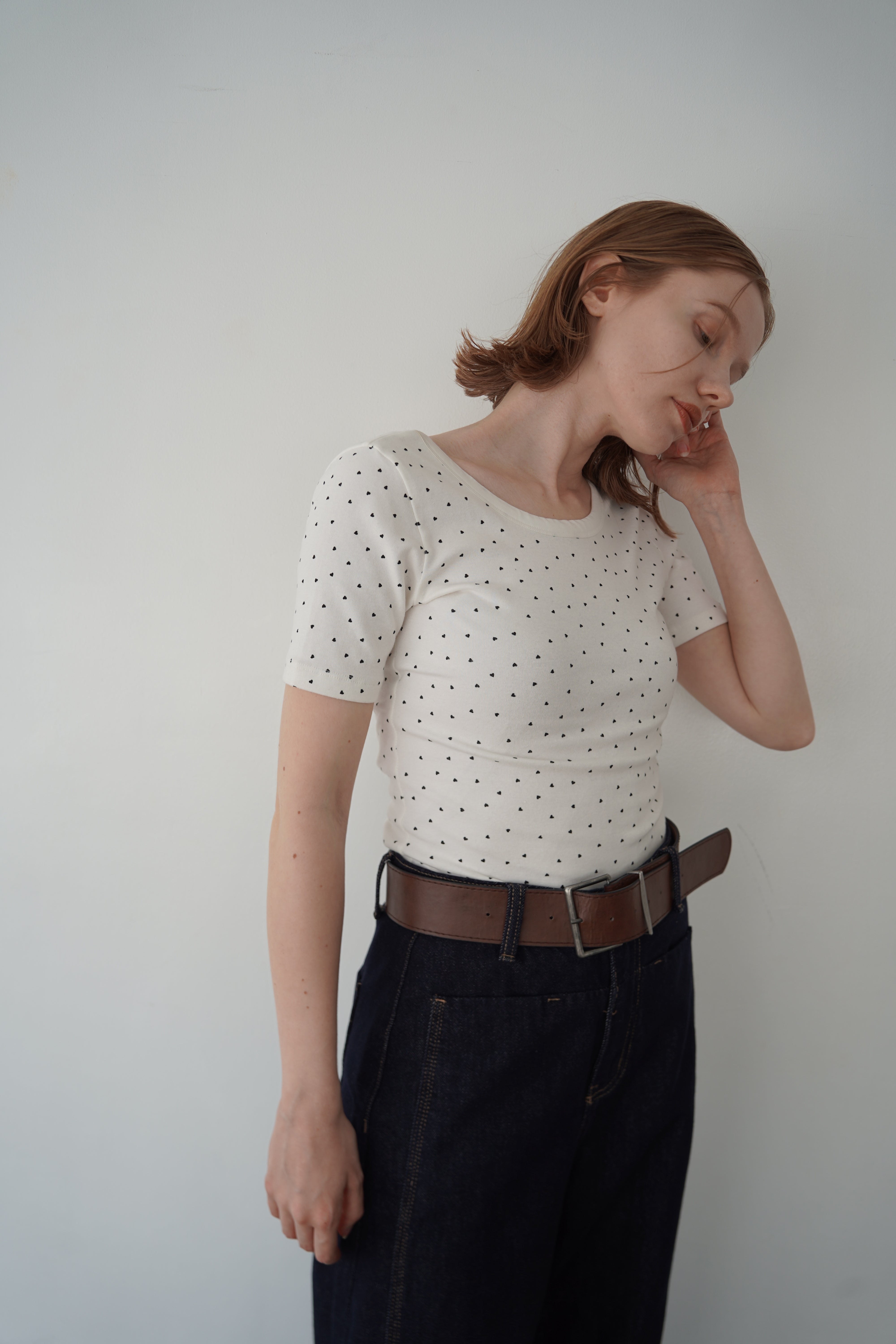 【6/5-発売】Heart dot back open T
