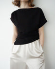 【7月上旬-発送】Unbalance tuck top