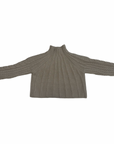 Cable hight neck knit