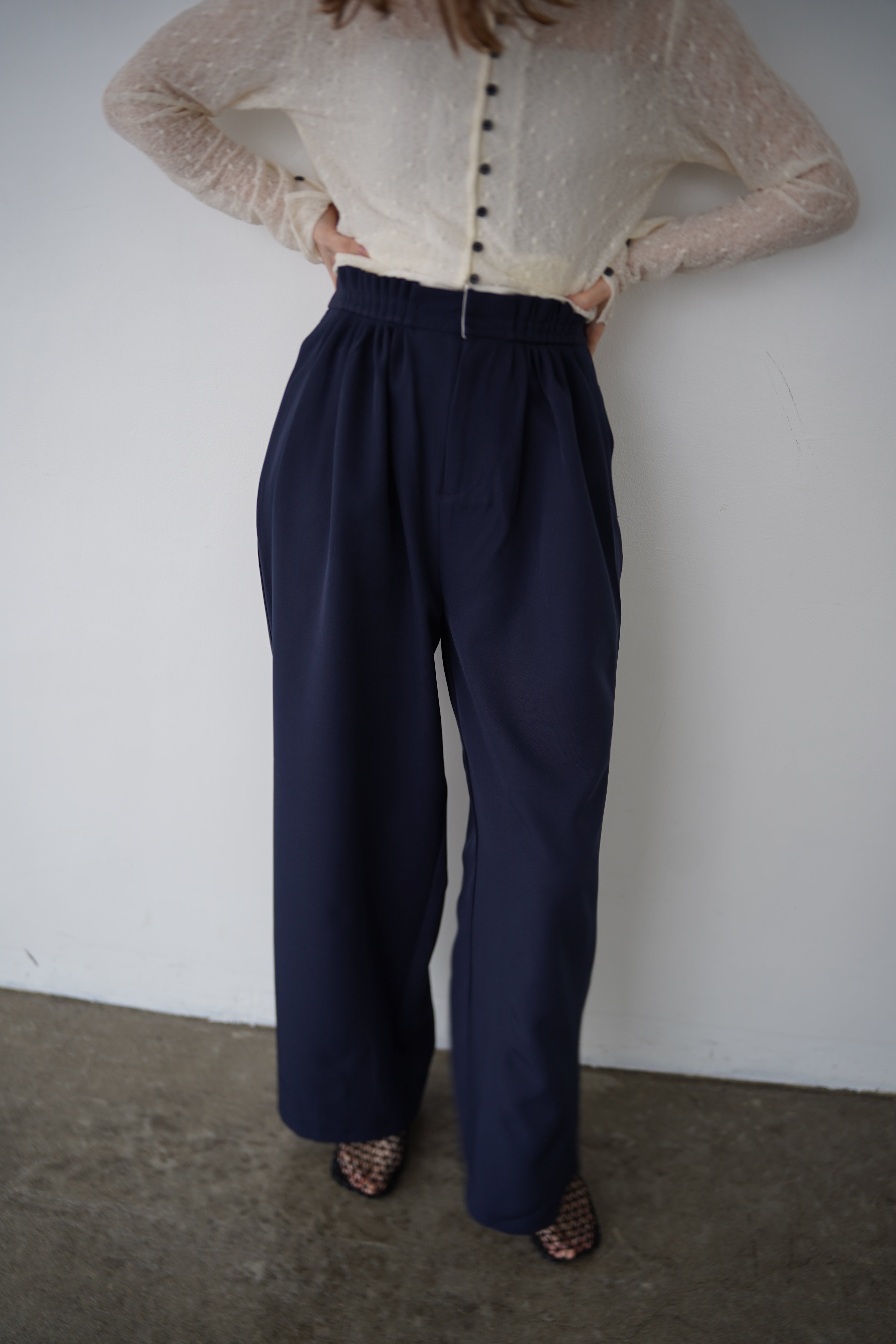 Georgette layered pants
