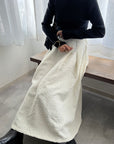 Flare Jacquard skirt