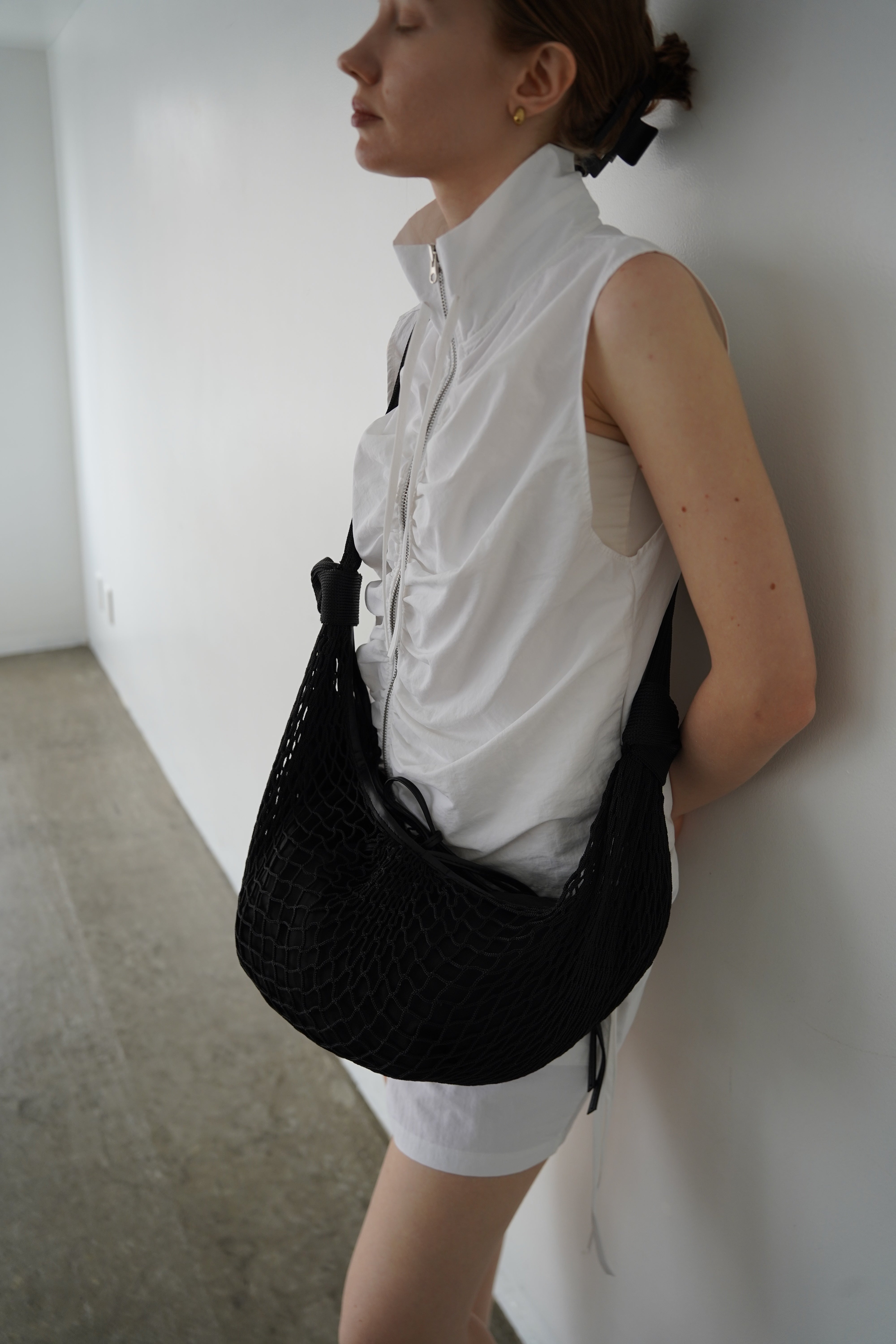 Crochet shoulder bag