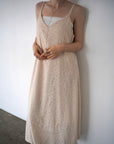 Jacquard camisole one-piece