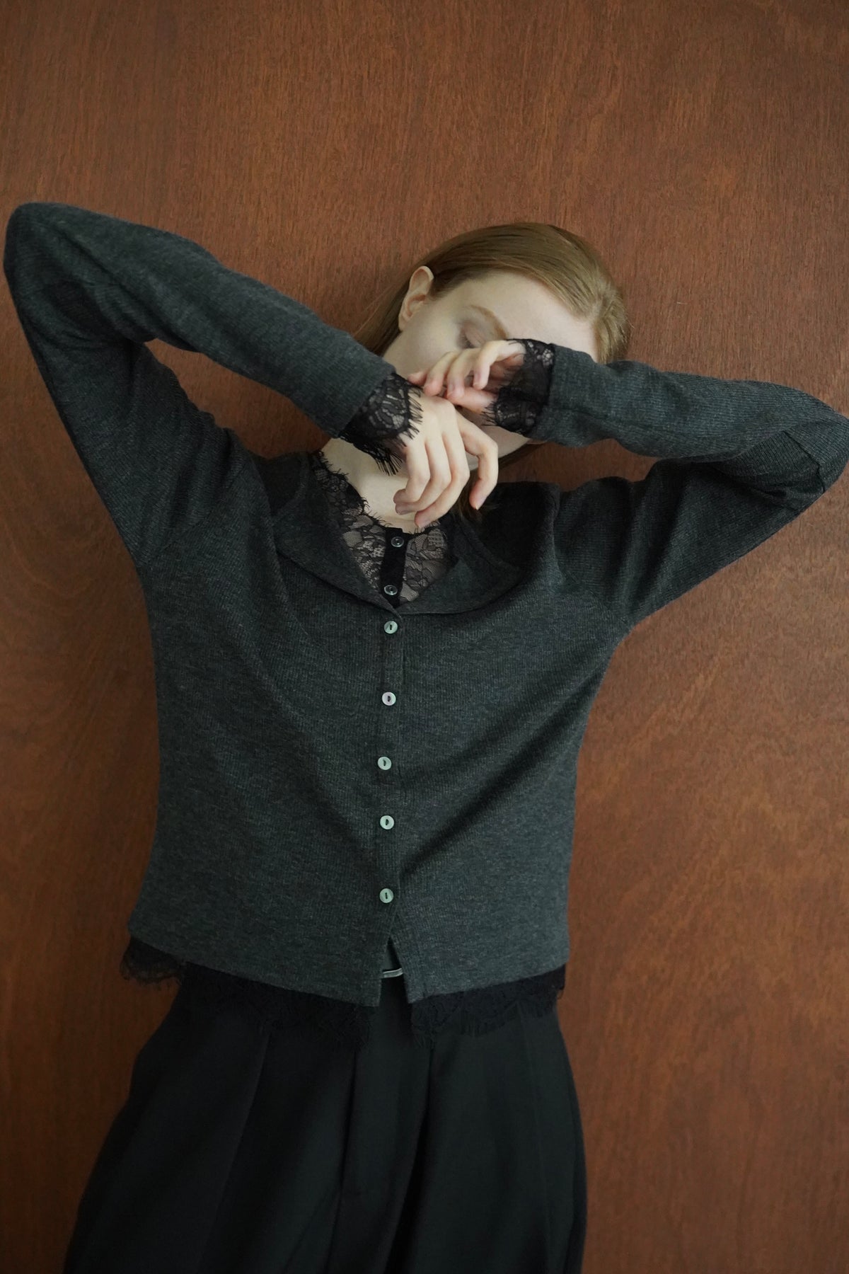 Cut lib race docking cardigan