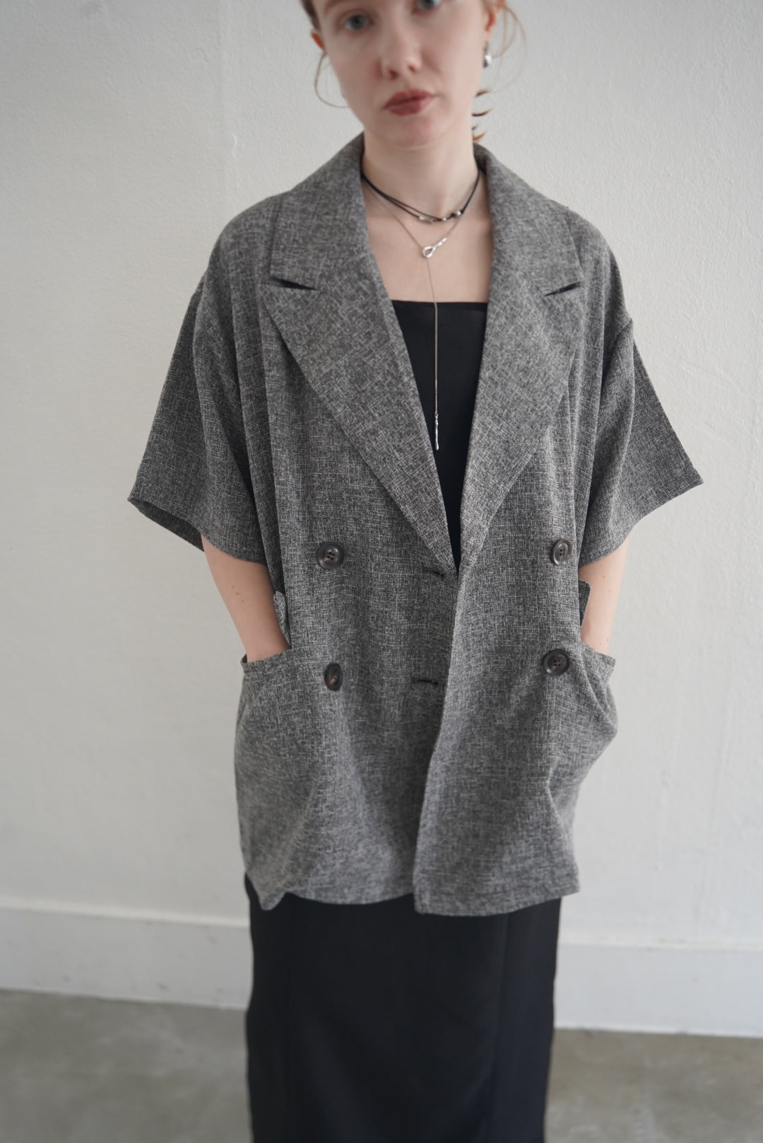 Summer tweed half sleeve JK