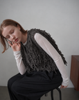 Boucle fringe vest