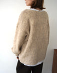 Deep skipper mohair knit