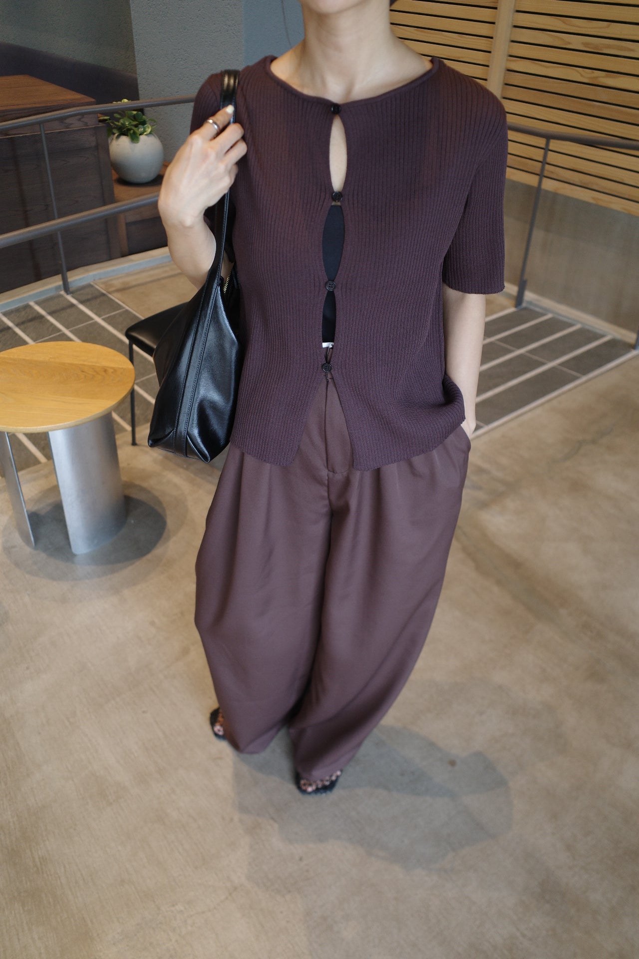 Georgette layered pants