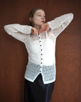 Mohair Touch Openwork Cardigan