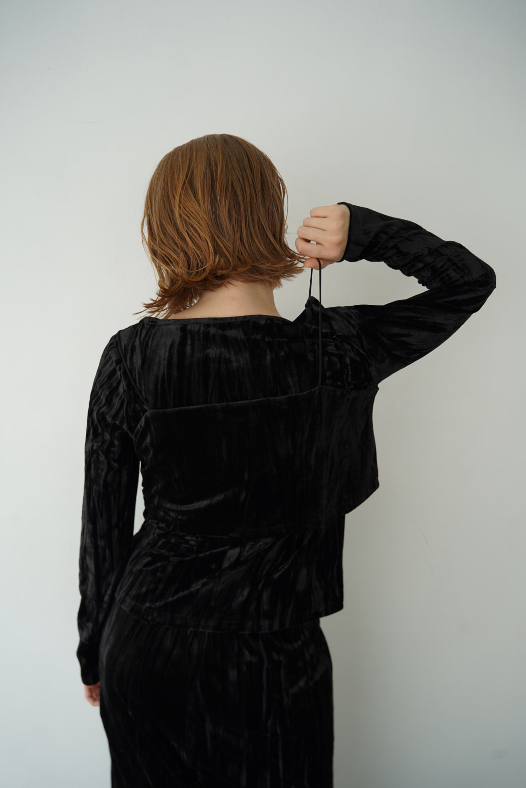 Velours bustier tops