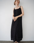 Jacquard camisole one-piece