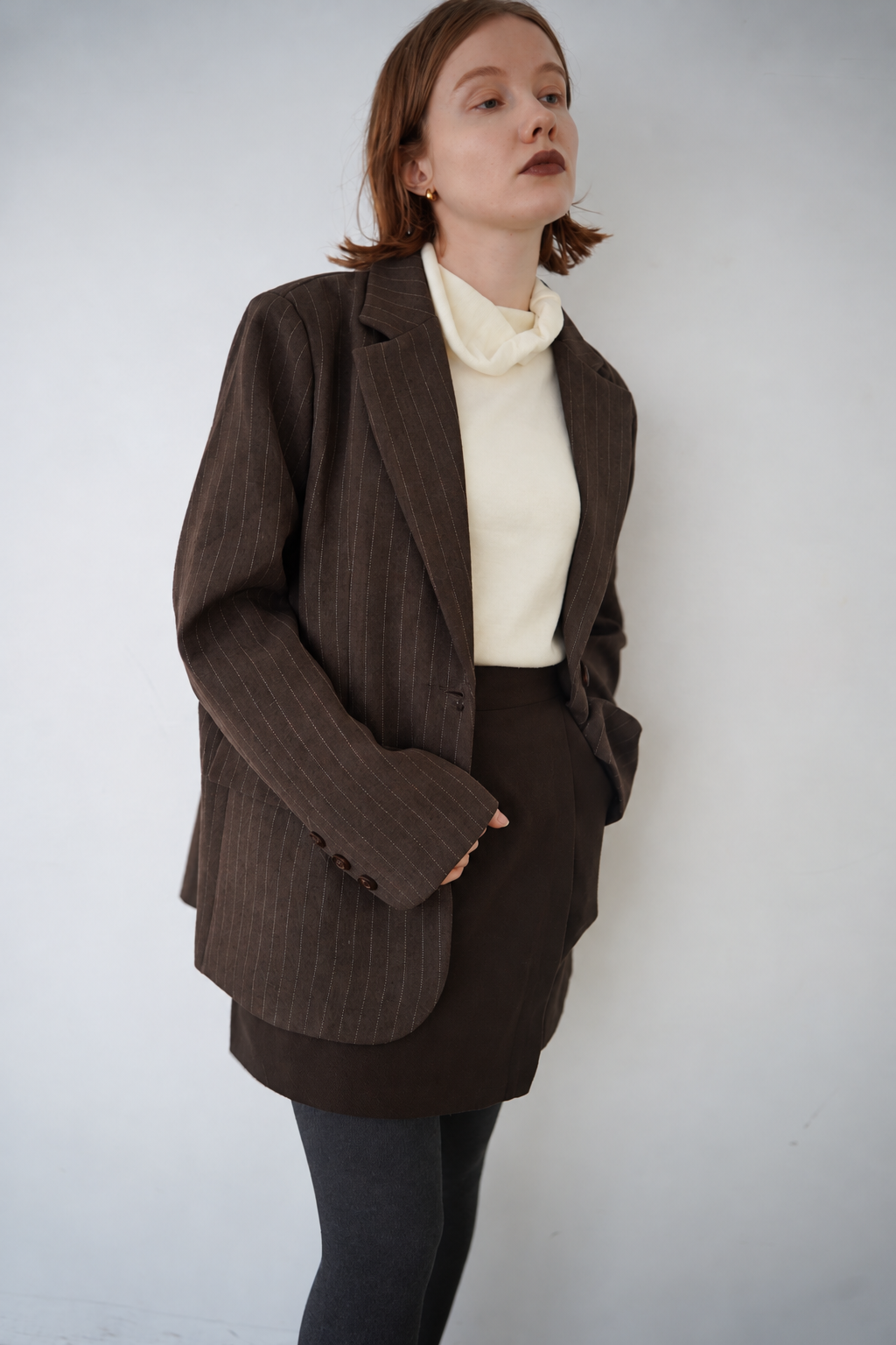 Pin stripe wool JK