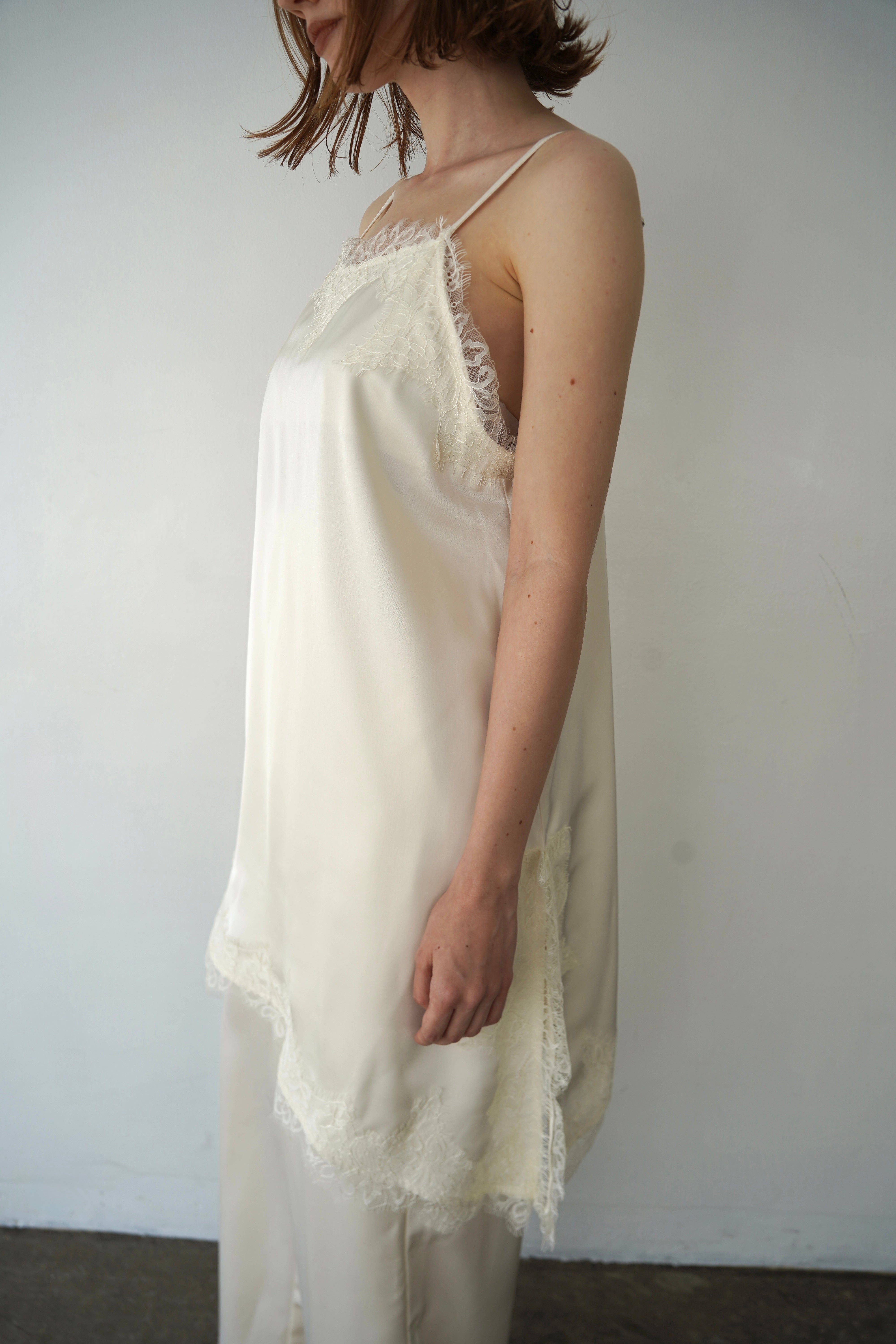【SET】AJ Asymmetry race camisole