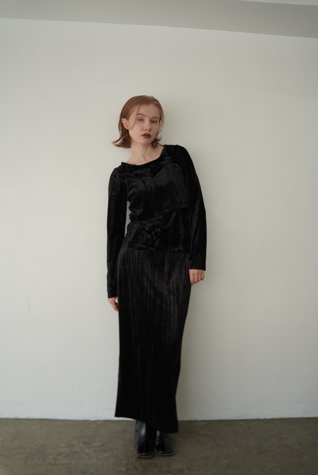 Velours bustier tops