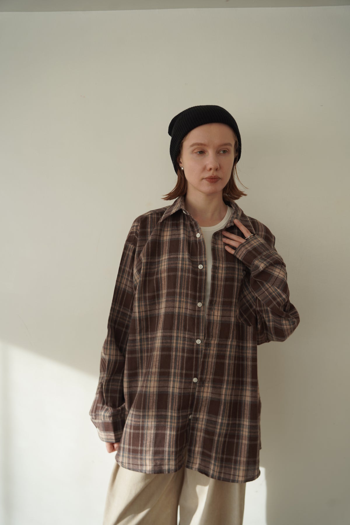 Vintage check over shirt