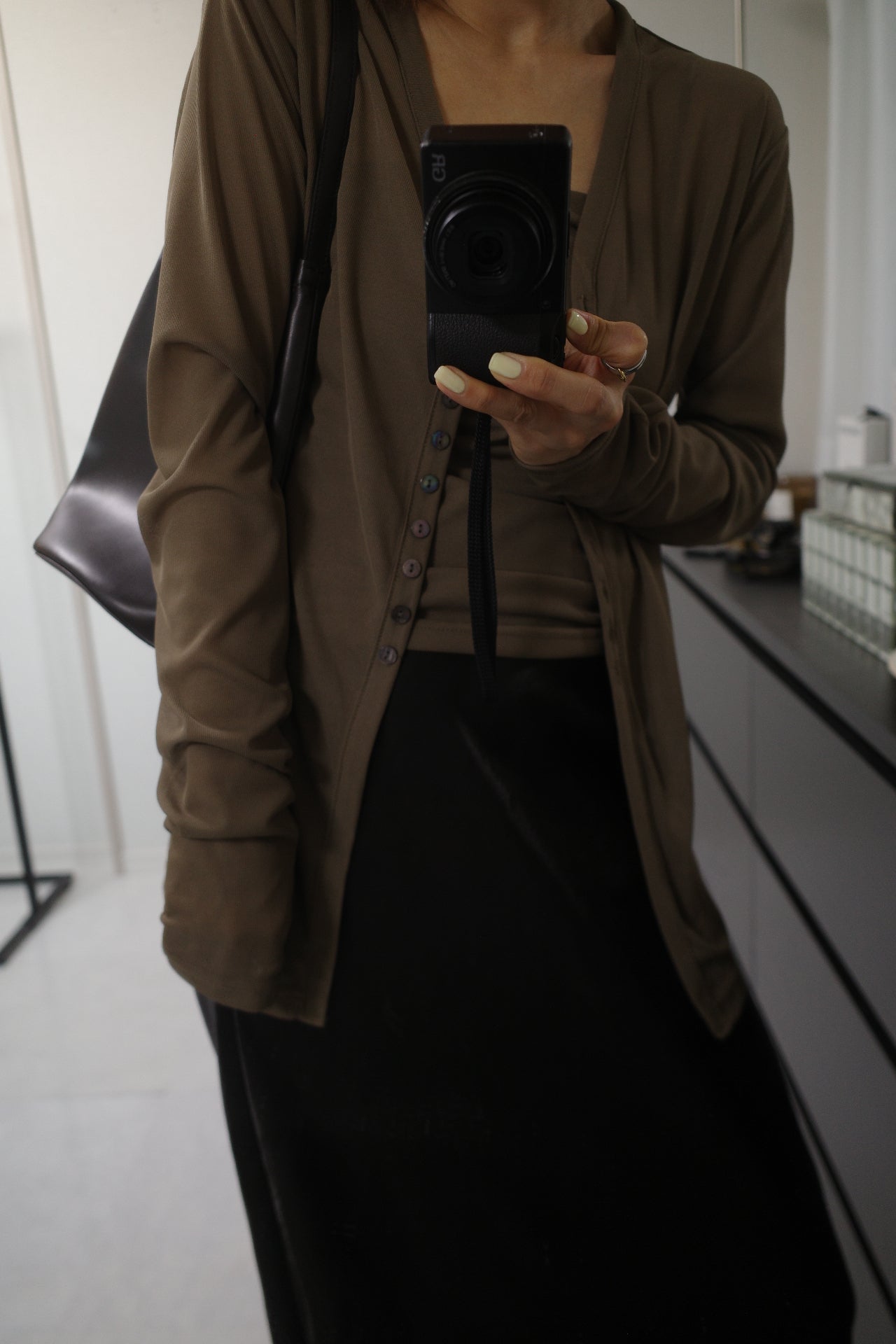 Sheer bustier cardigan