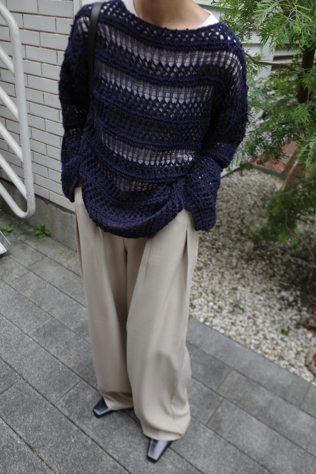 Design pattern sheer knit