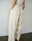 【SET】Race satin pants