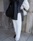 Alpaca layered skirt