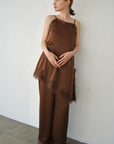 【SET】AJ Asymmetry race camisole