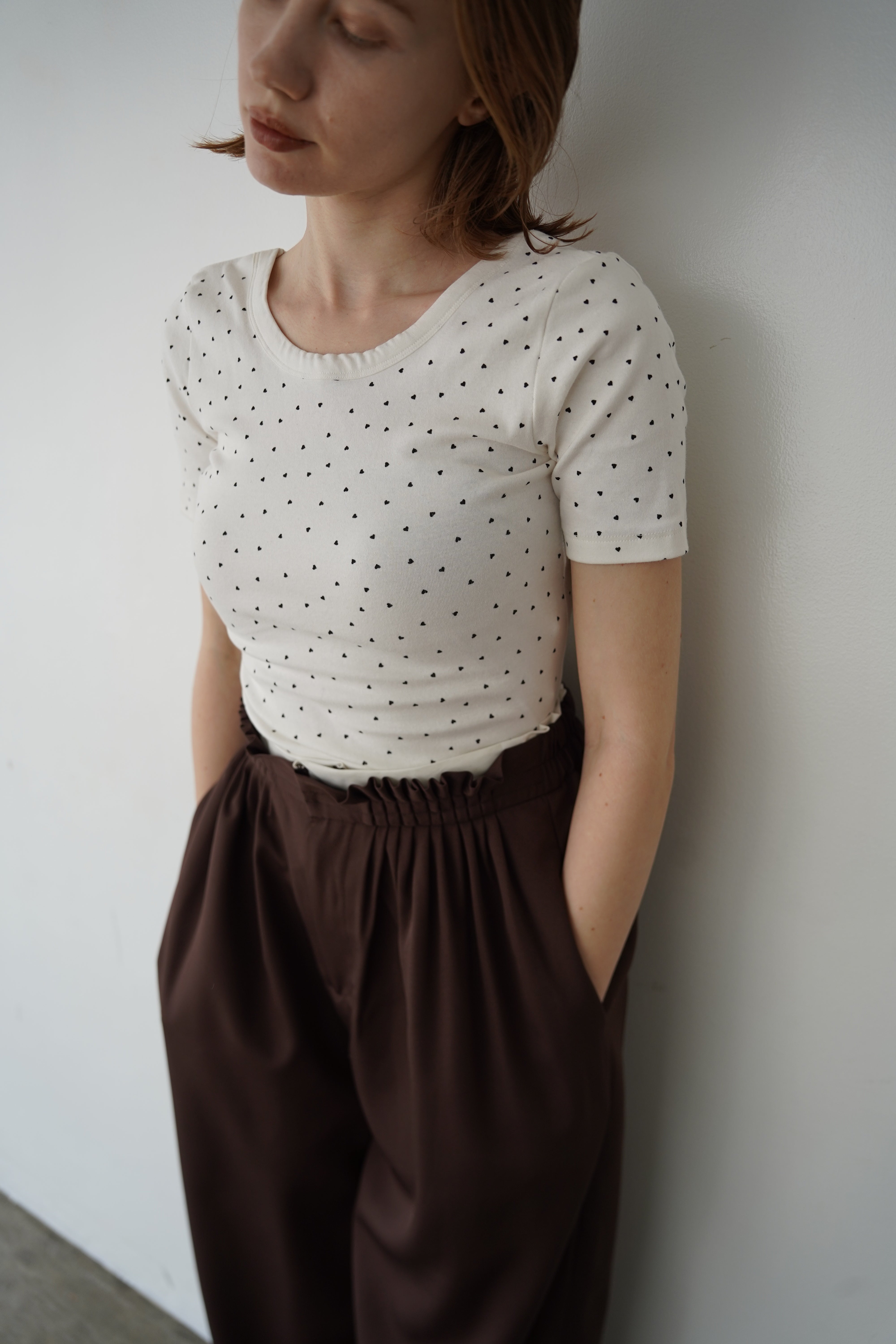 【6/5-発売】Heart dot back open T