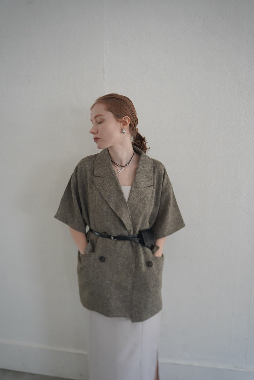Summer tweed half sleeve JK