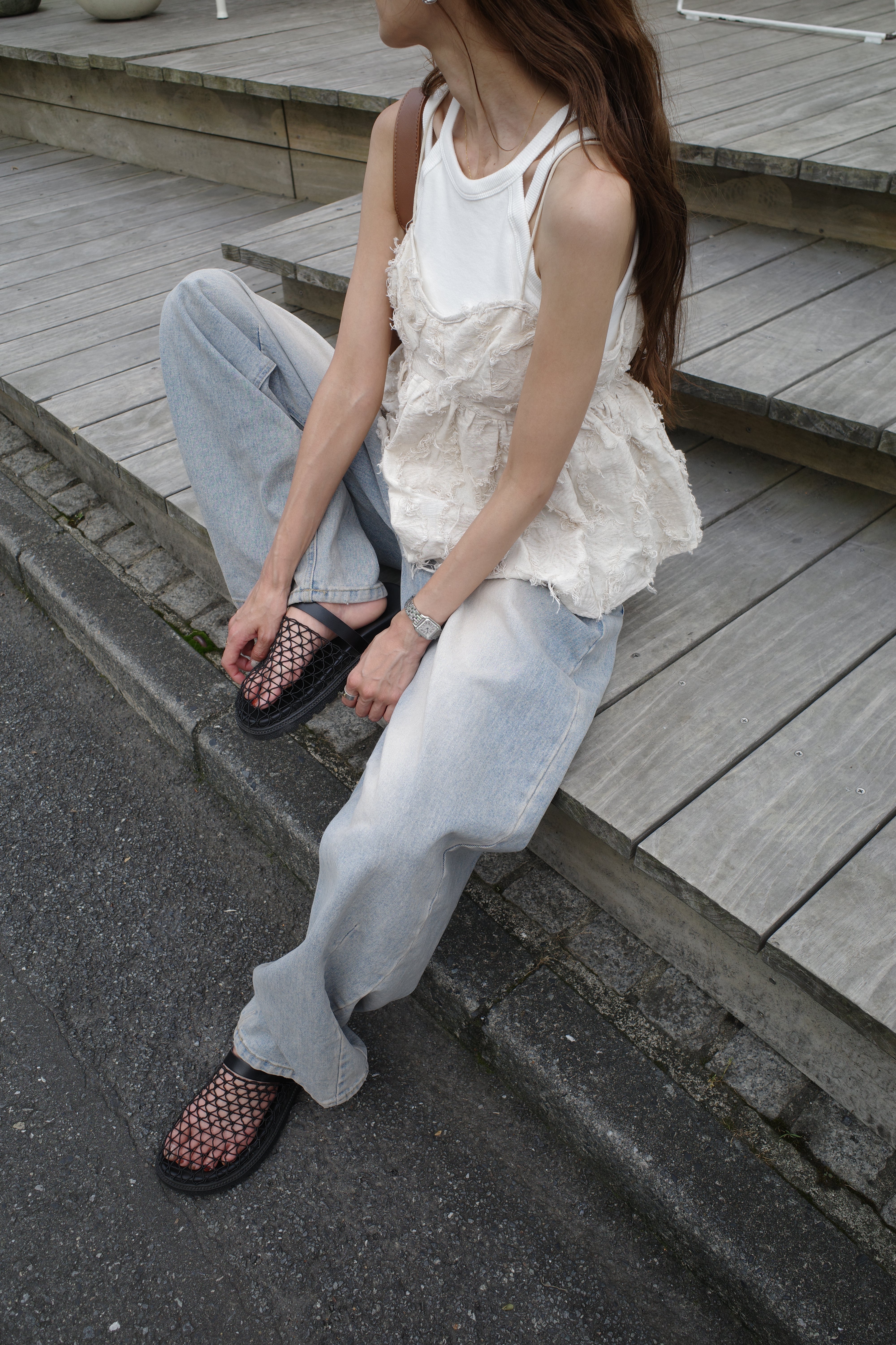 Vintage fringe top