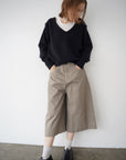 【予約販売】-10月下旬発送-Deep Vneck layered knit SET