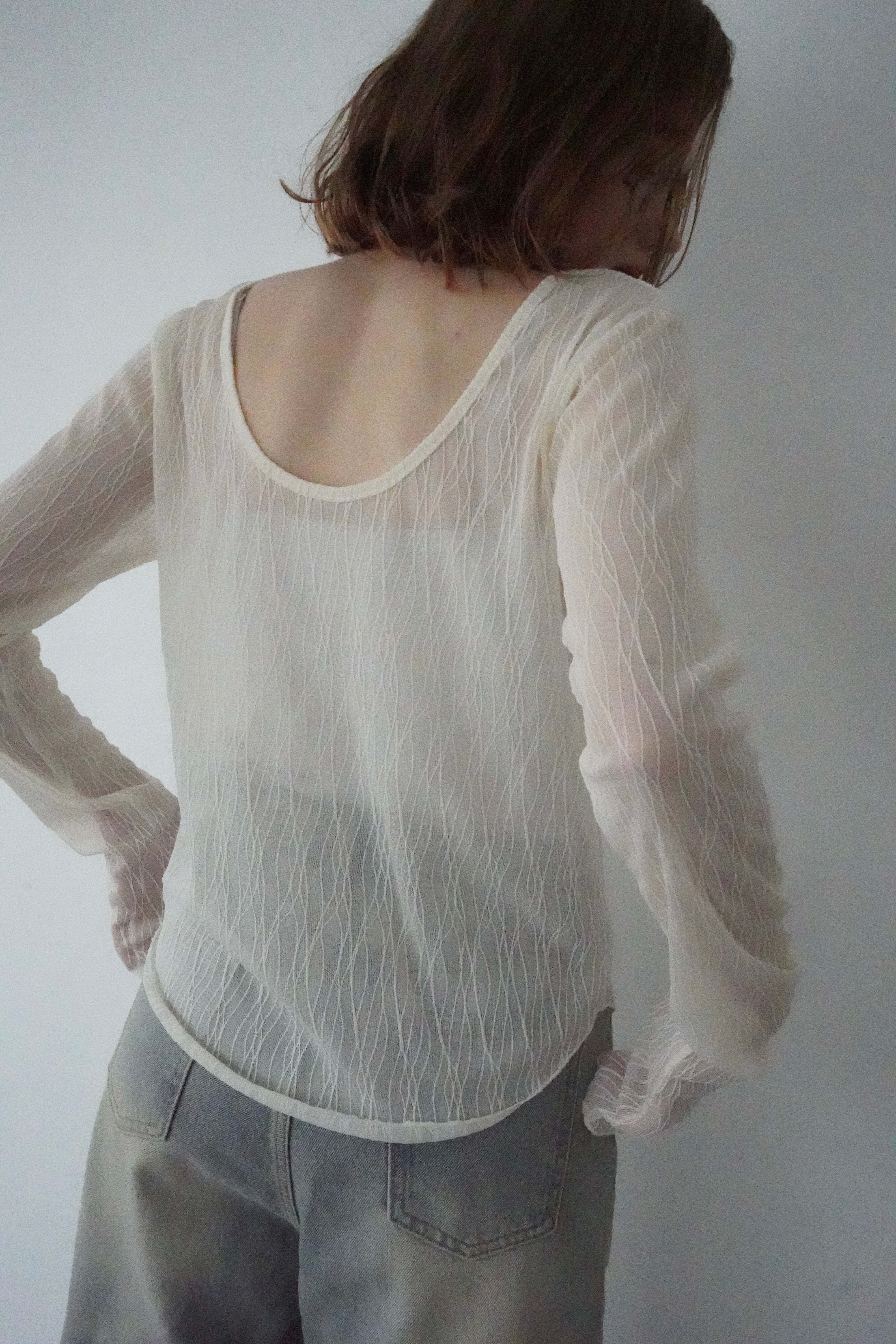 Back open wave race top