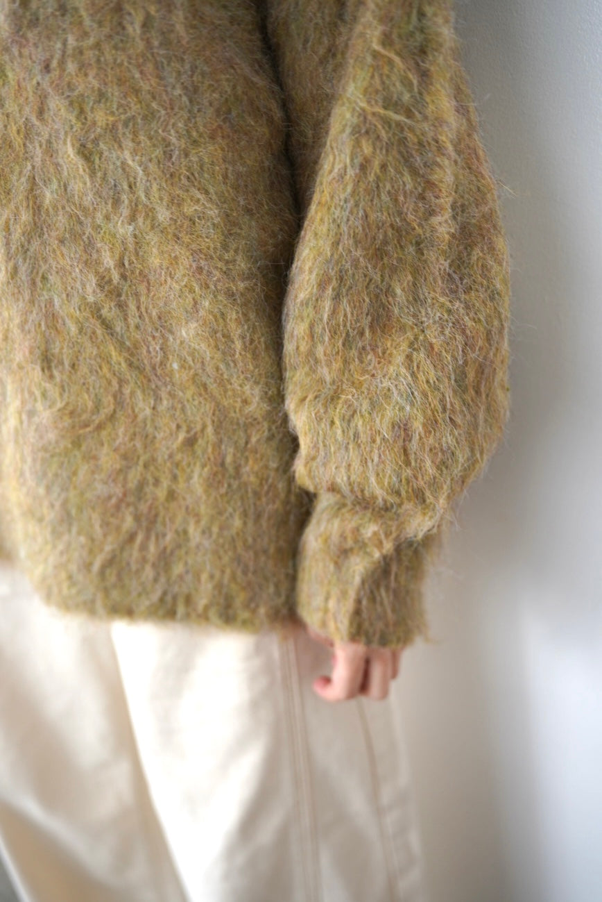 Deep skipper mohair knit