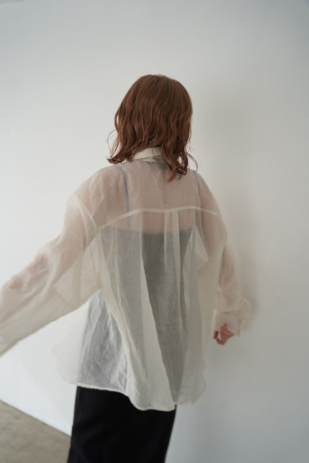 Wrinkle processing shirt