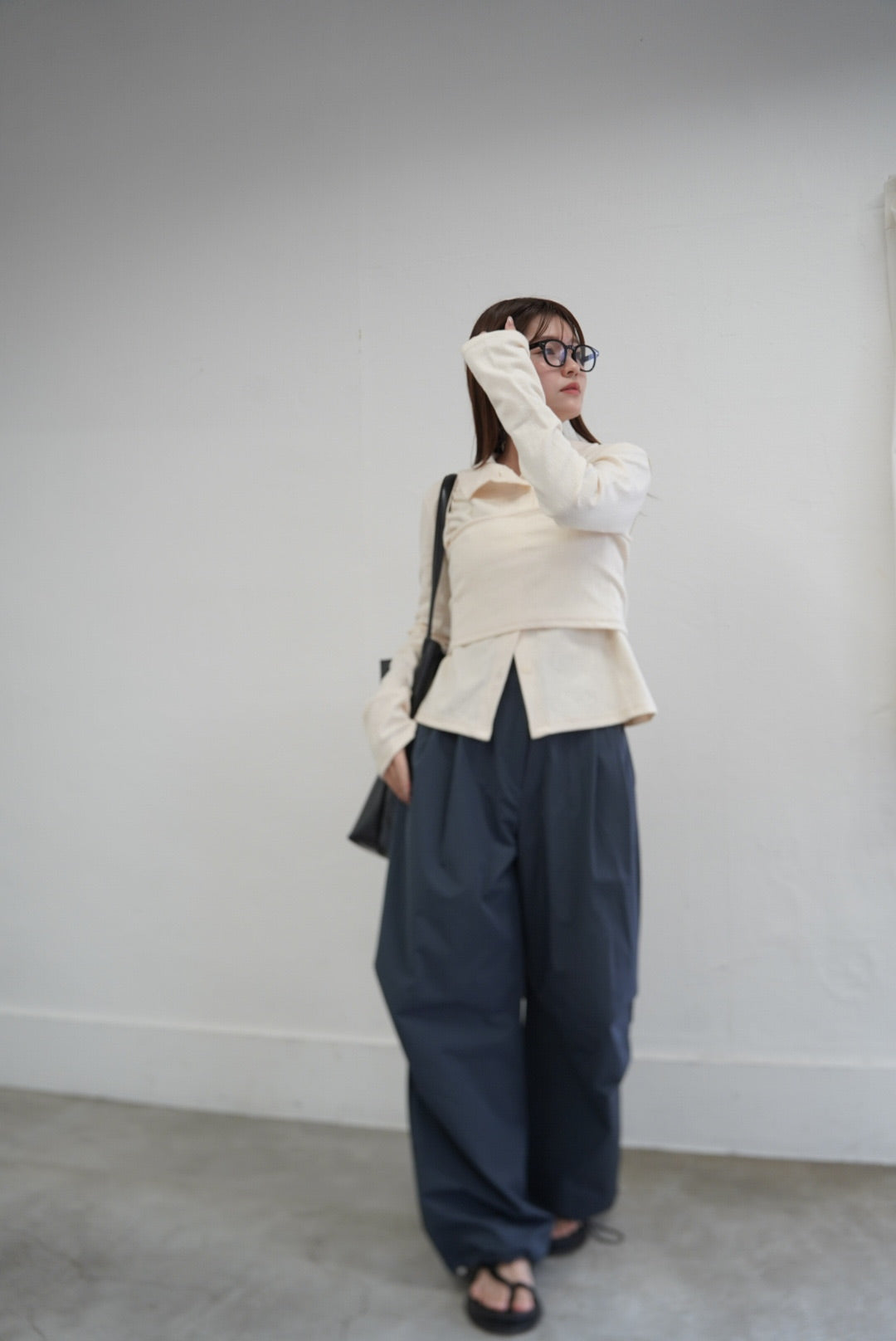 Water repellent parachute pants