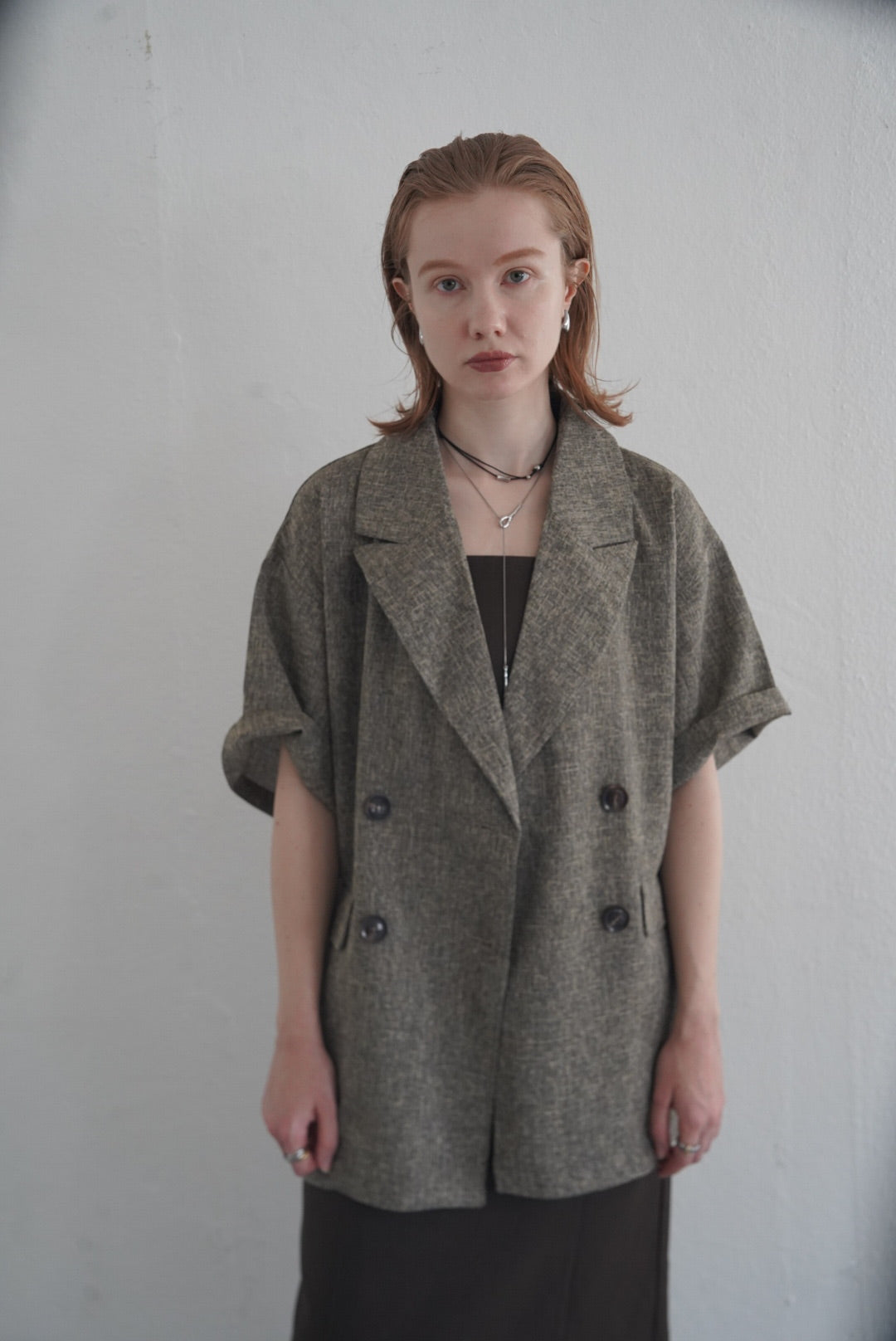 Summer tweed half sleeve JK