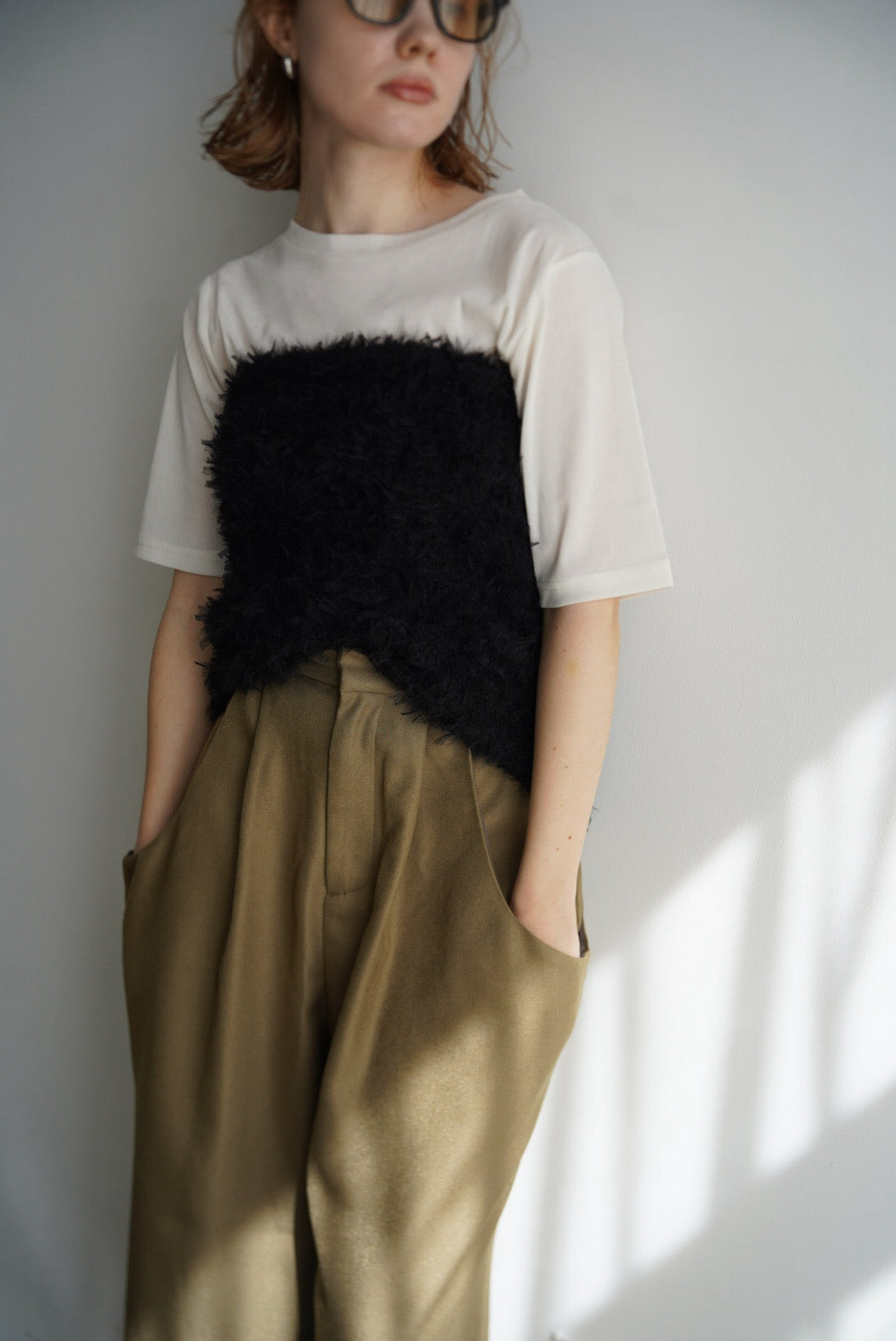 Shaggy bare top