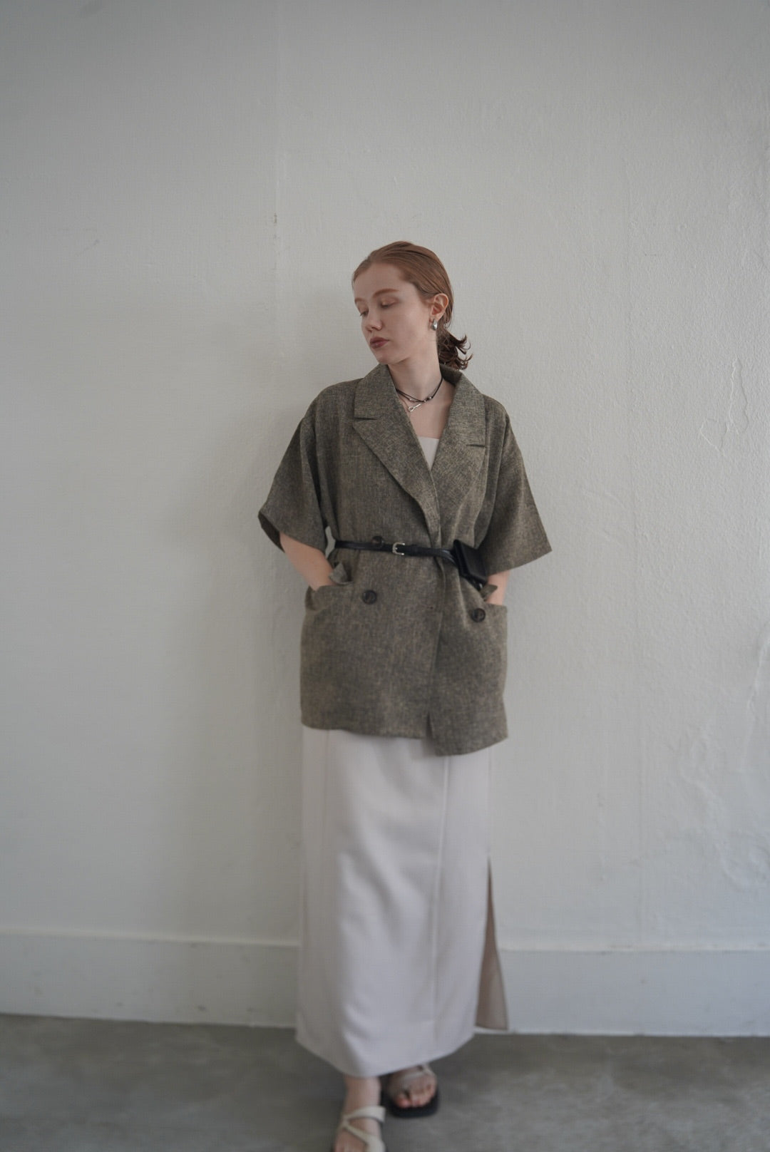 Summer tweed half sleeve JK