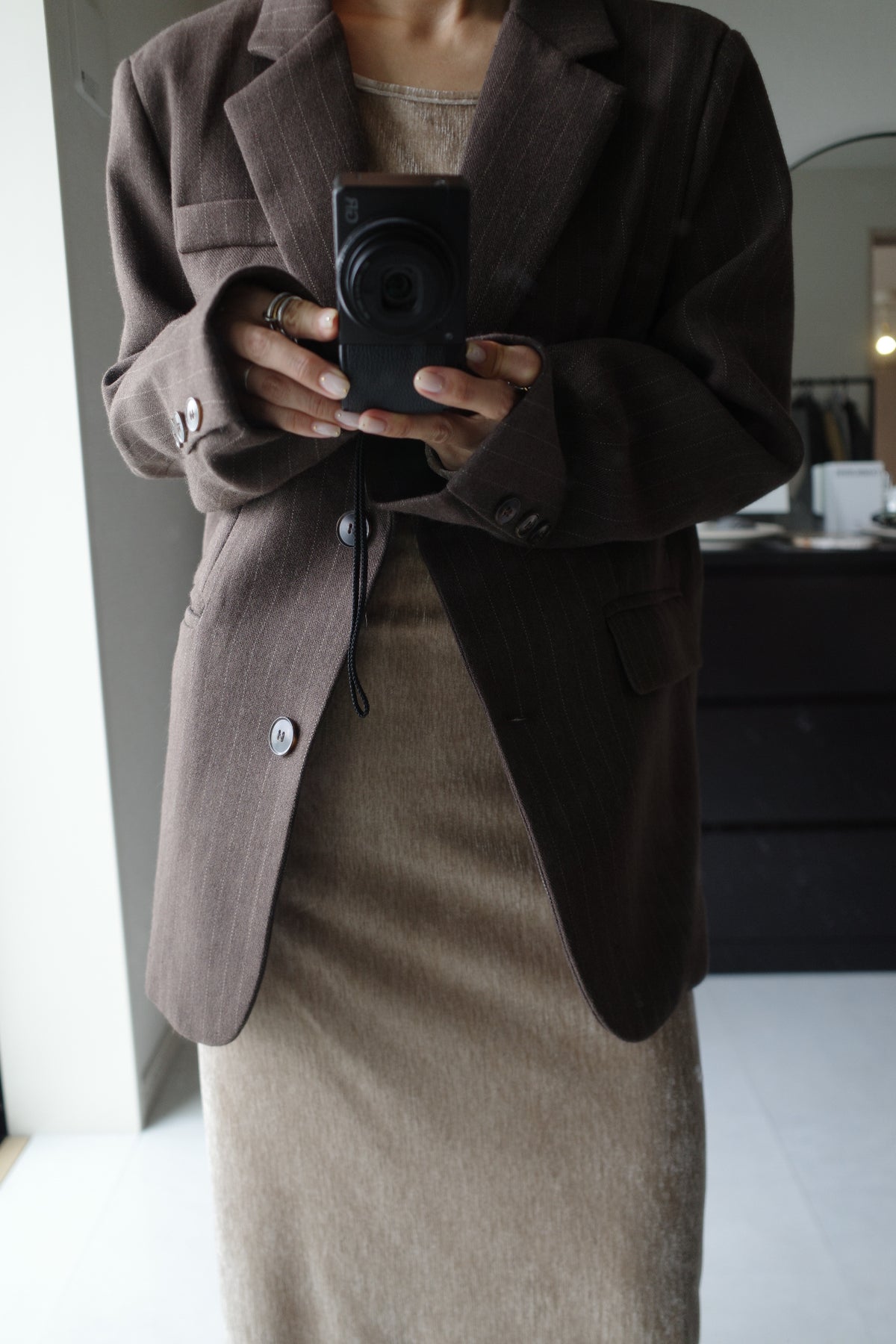 Pin stripe wool JK