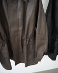 String leather jacket