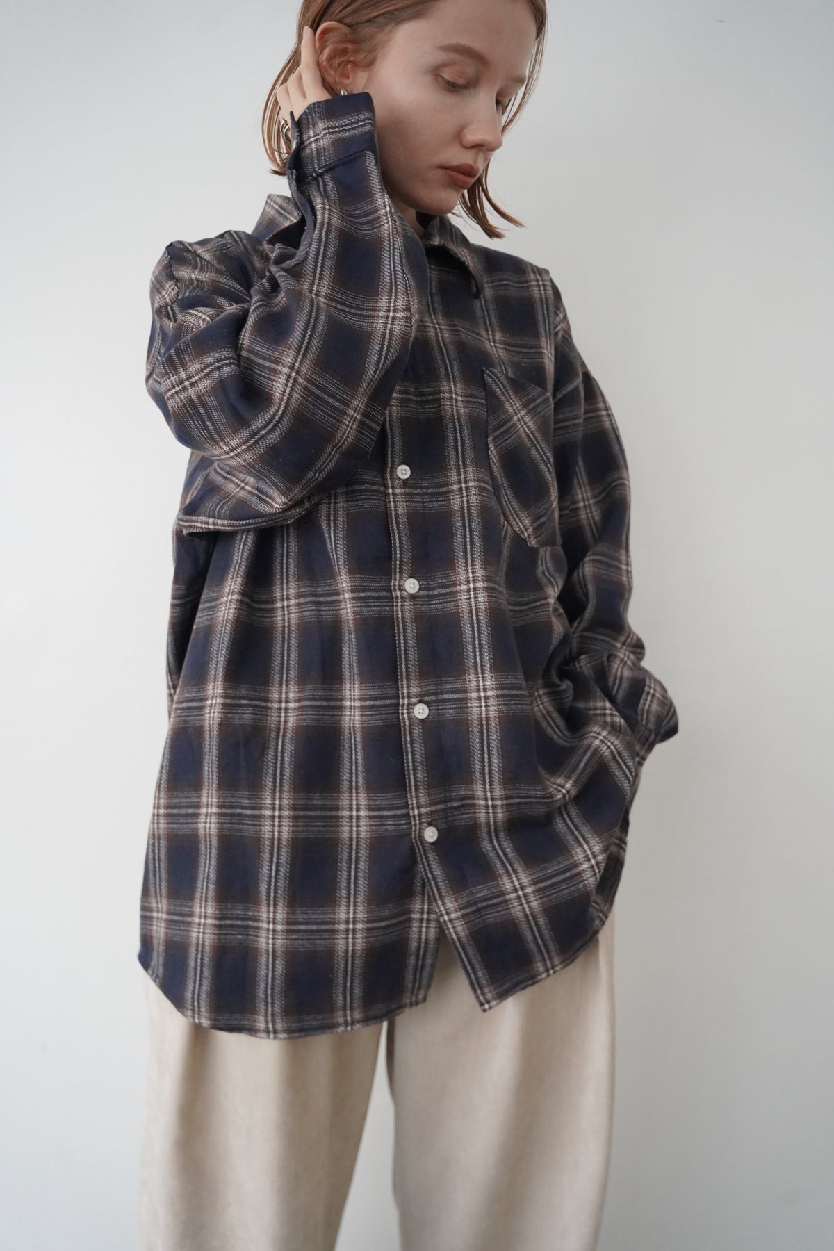 Vintage check over shirt
