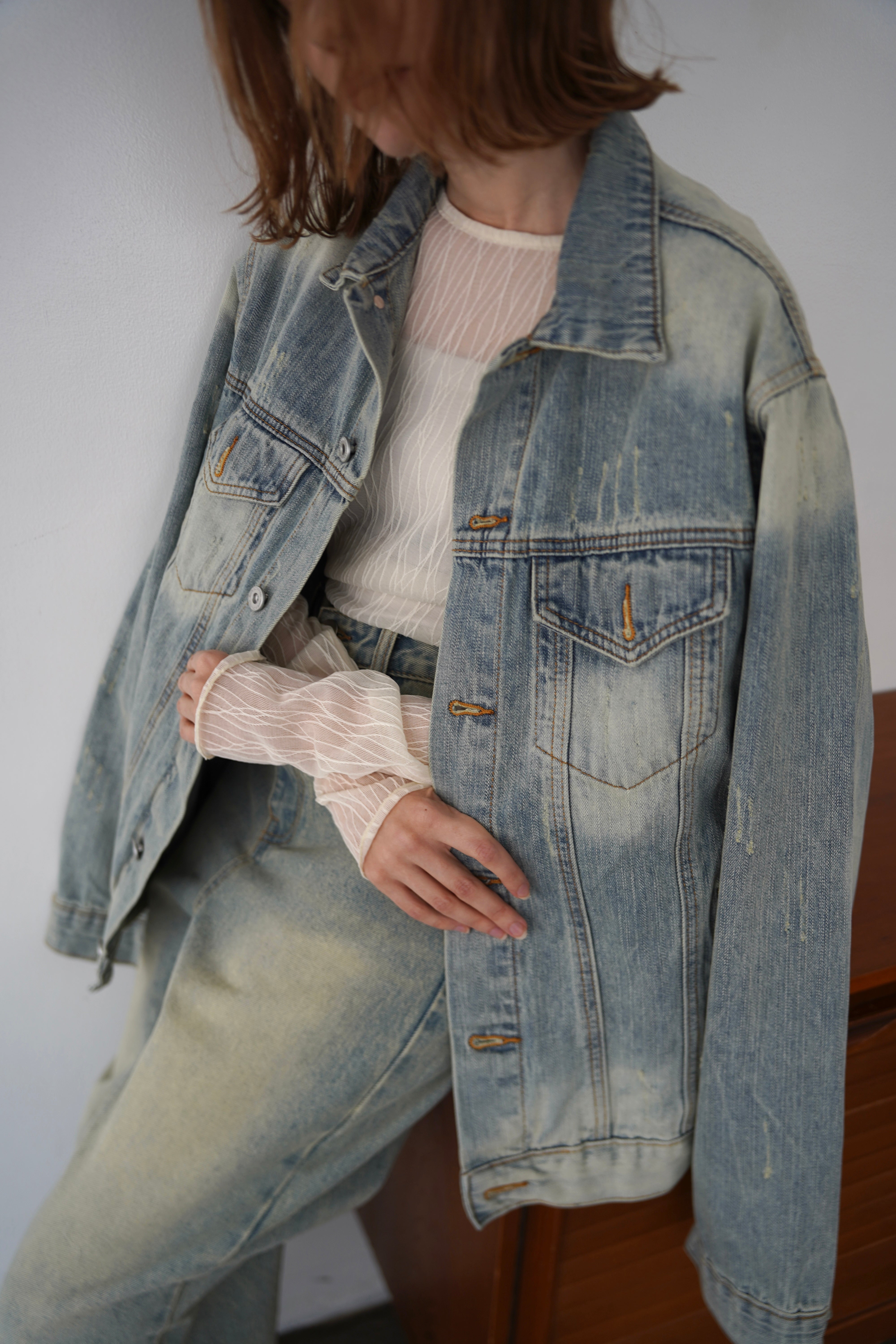 【4月上旬-発送】Vintage denim JK