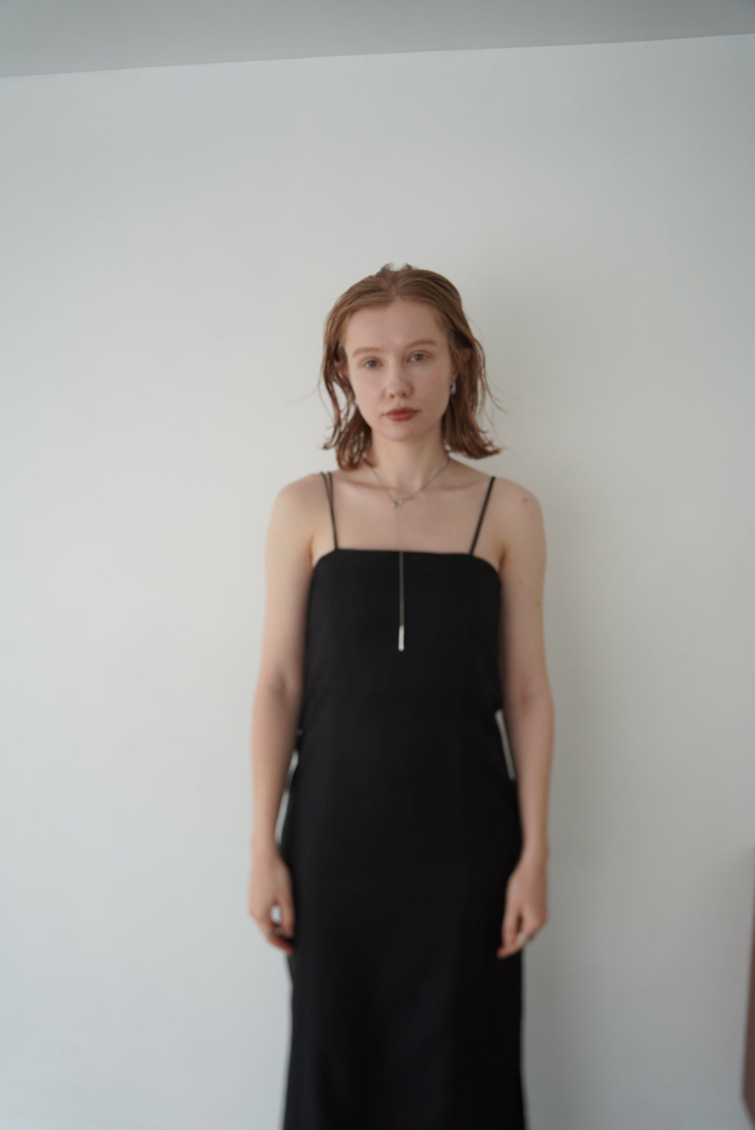 Twill camisole one-piece