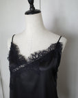 Sier race satin camisole