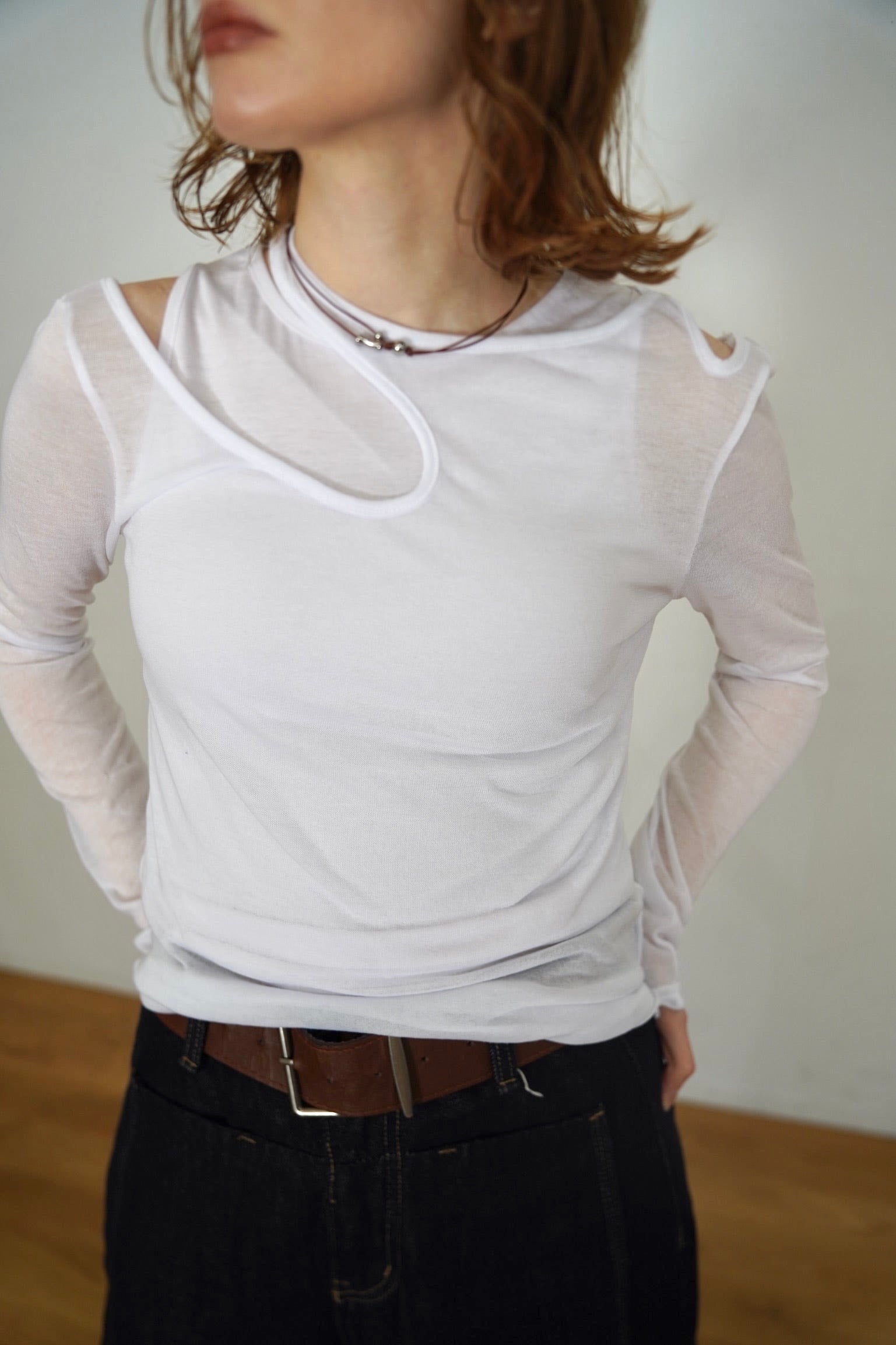 See-through layered top – WELINOA