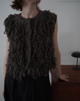 Boucle fringe vest
