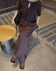 Georgette layered pants