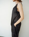 Sier race satin camisole