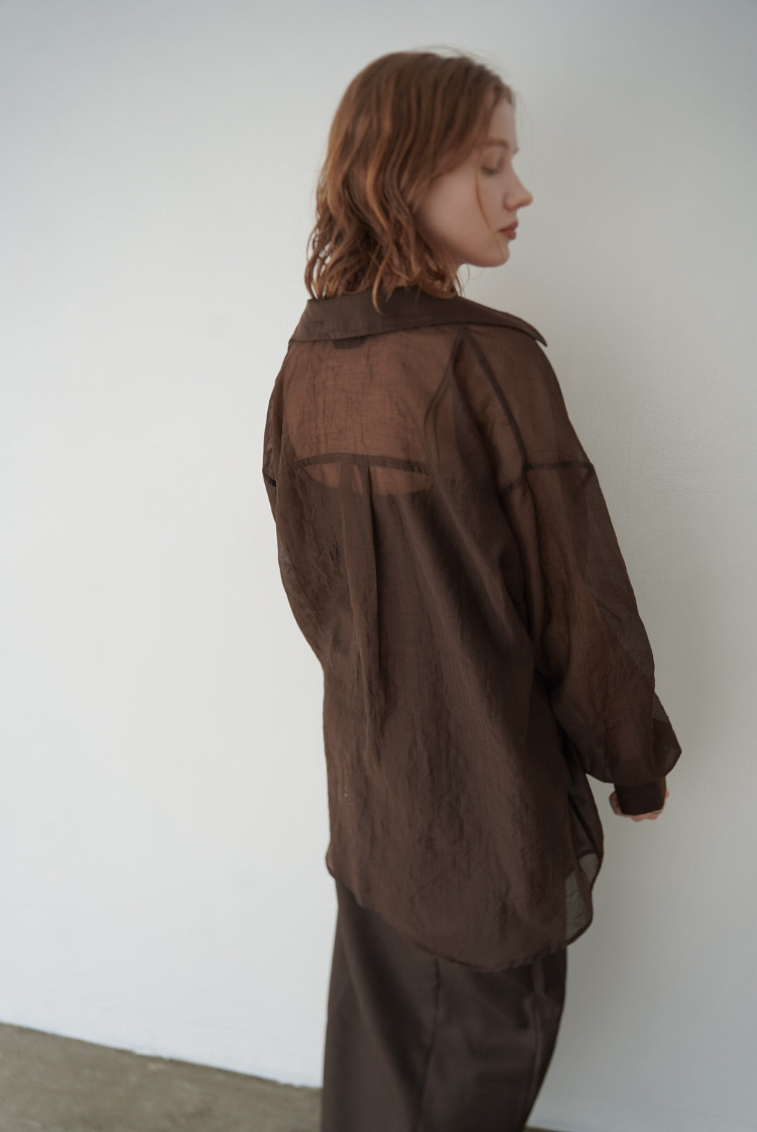 Wrinkle processing shirt