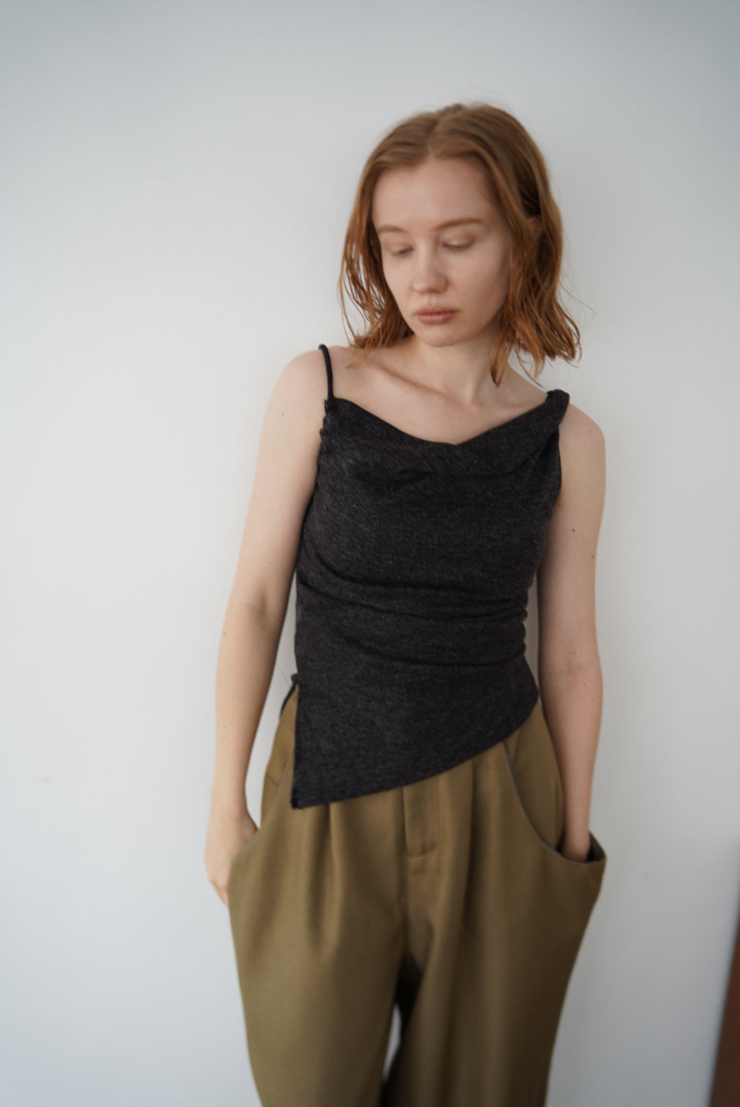 Drape asymmetry top